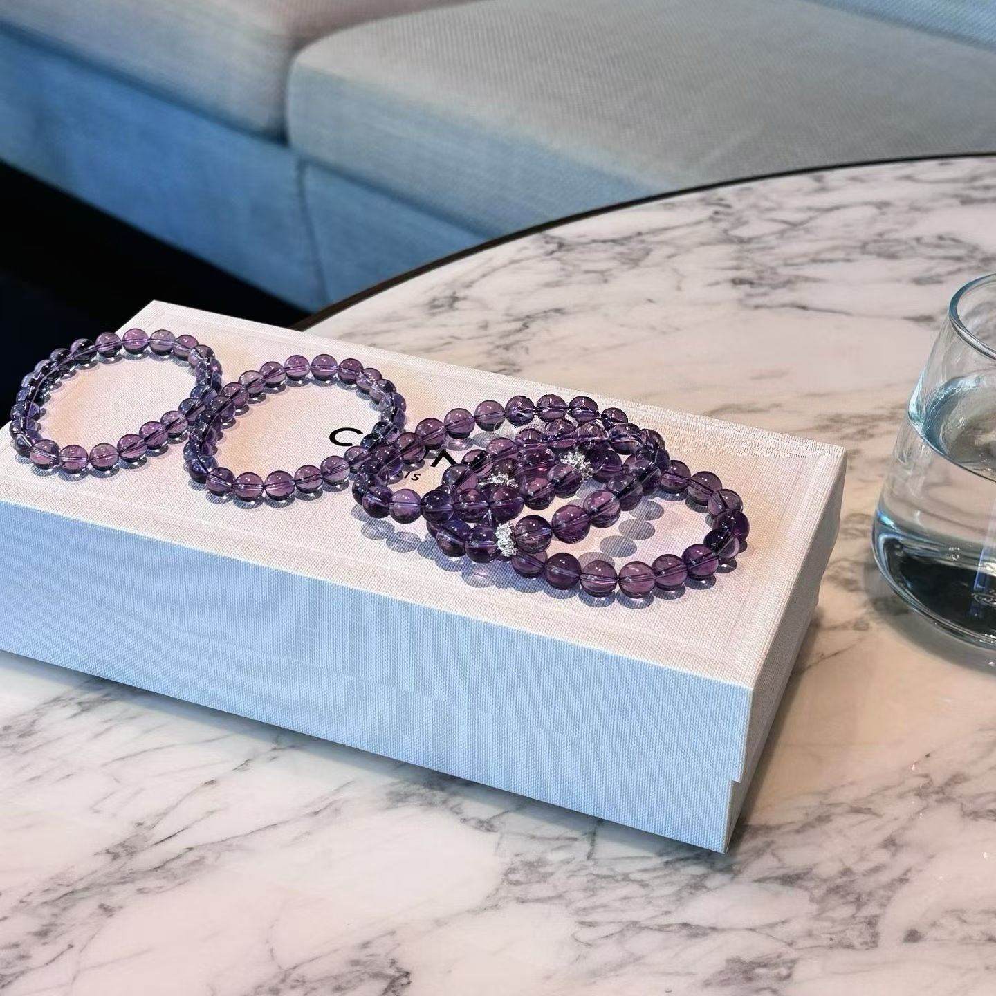 Good luck amethyst bracelet