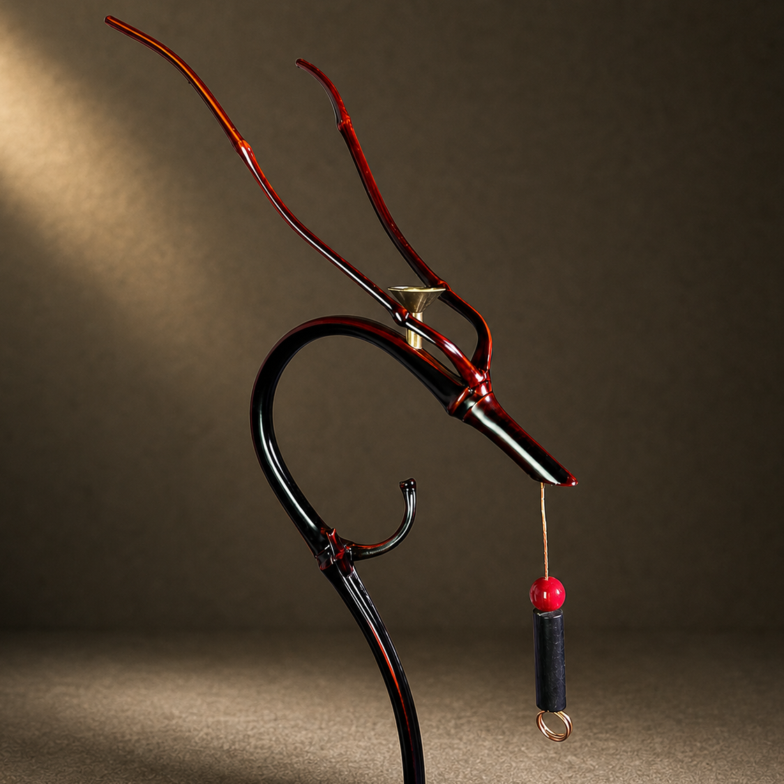 Handmade Bamboo Dragon Head Incense Holder