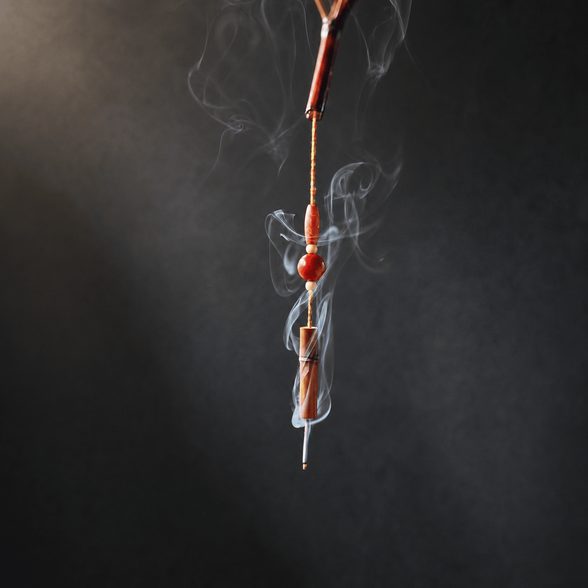 Handmade Bamboo Dragon Head Incense Holder