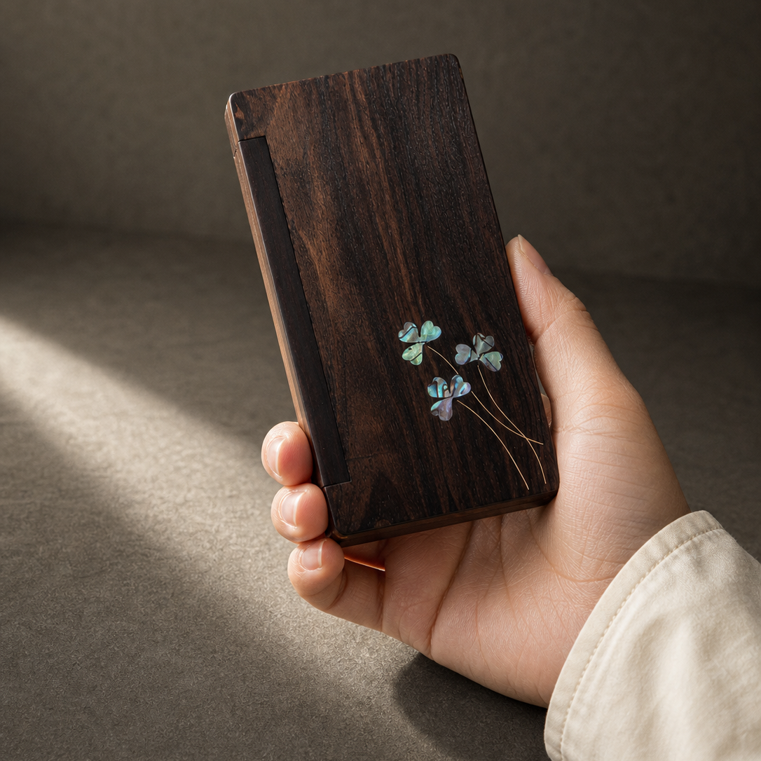 Handmade Ebony Incense Box