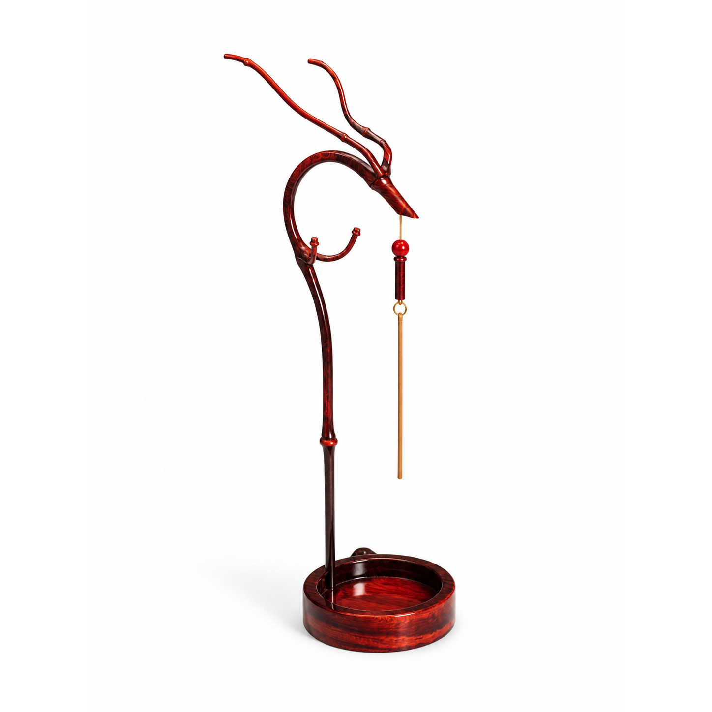 Handmade Bamboo Dragon Head Incense Holder