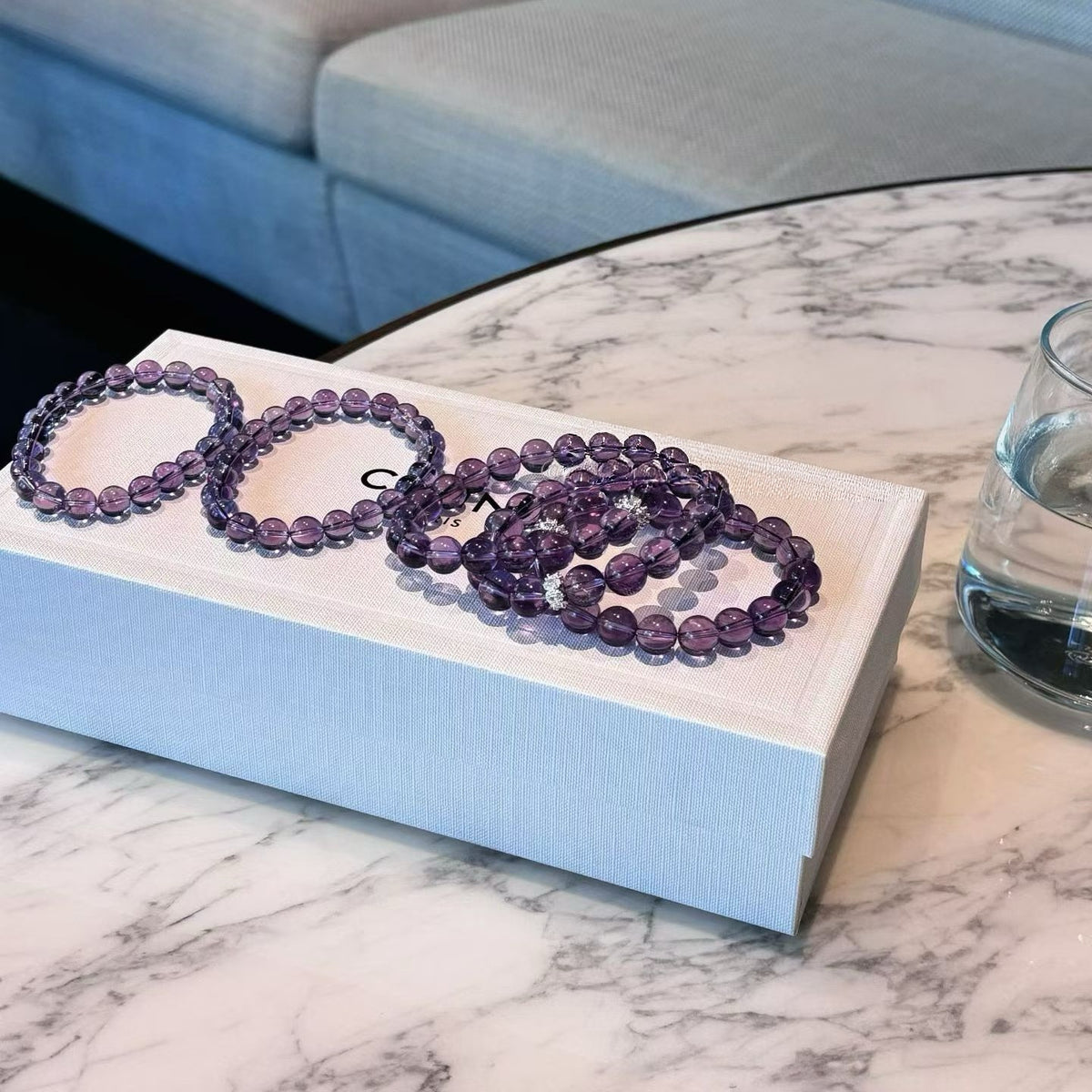 Good luck amethyst bracelet