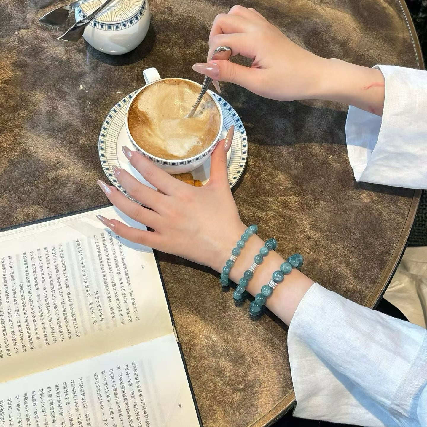 Design Bracelet | Harmony of Water and Wood (Blue-Green)