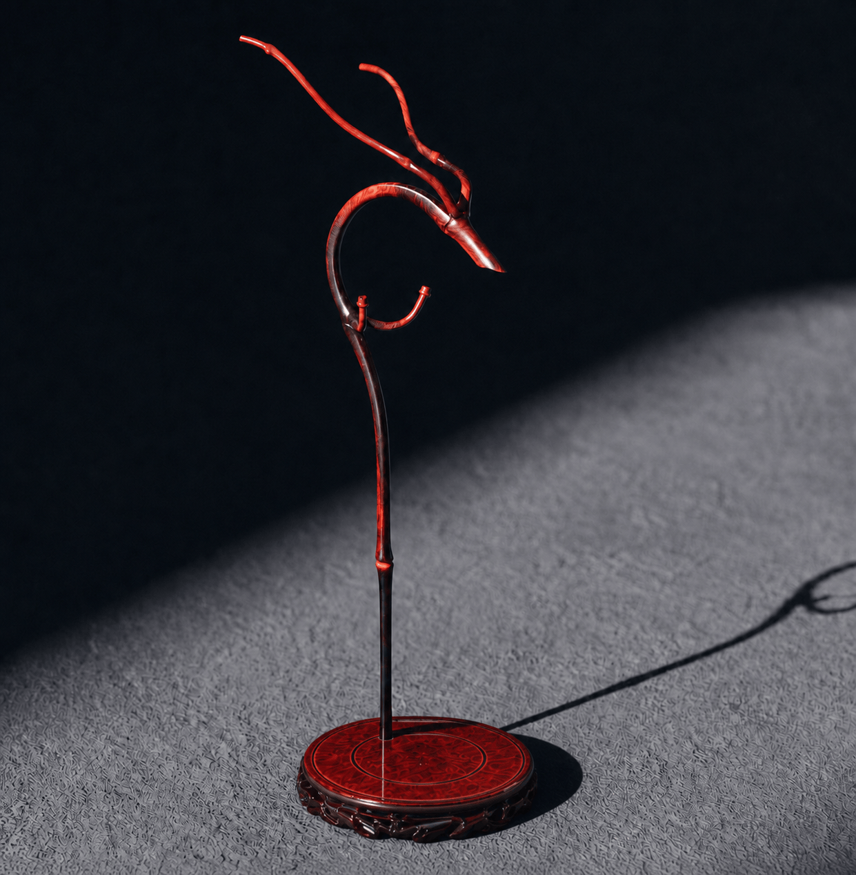 Handmade Bamboo Dragon Head Incense Holder